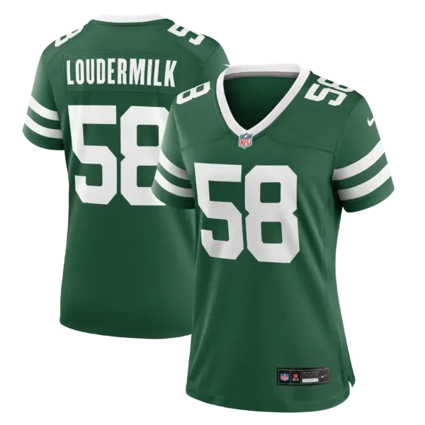 Women's New York Jets Isaiahh Loudermilk Vapor Limited Jersey - All Stitched - Legacy Green