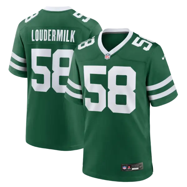 New York Jets Isaiahh Loudermilk Vapor Limited Jersey - All Stitched - Legacy Green