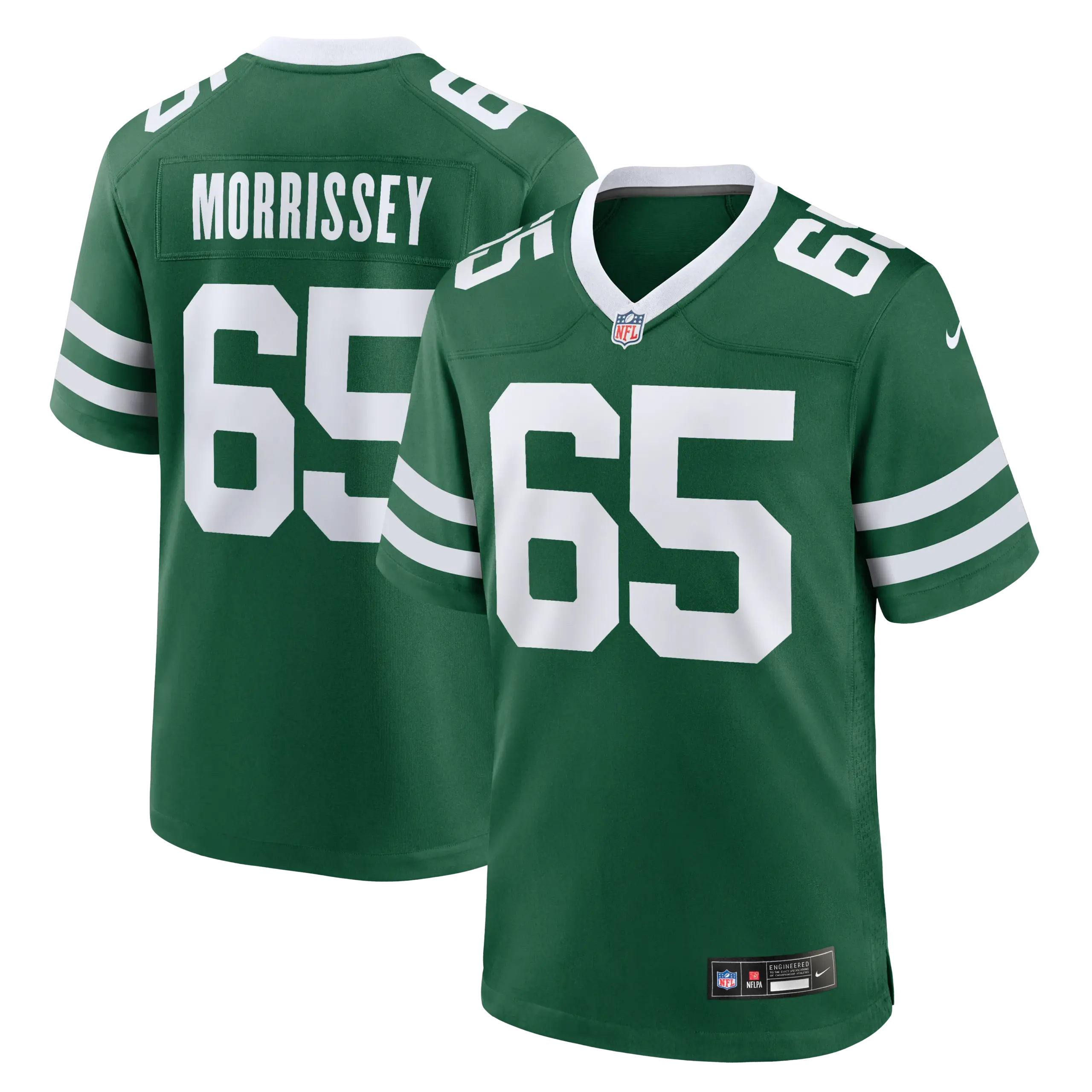 New York Jets Jimmy Morrissey Vapor Limited Jersey - All Stitched - Legacy Green