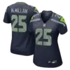 Women's Seattle Seahawks Dontae McMillan Vapor Limited Jersey - All Stitched - College Navy