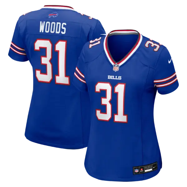 Women's Buffalo Bills A.J. Woods Vapor Limited Jersey - All Stitched - Royal