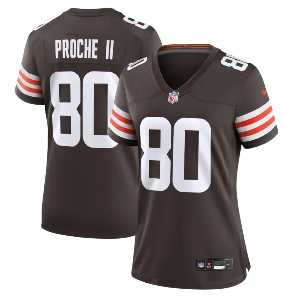 Women's Cleveland Browns James Proche II Vapor Limited Jersey - All Stitched - Brown