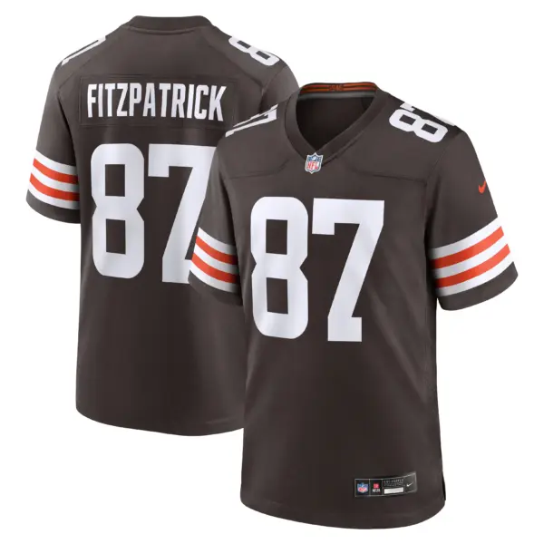 Cleveland Browns John FitzPatrick Vapor Limited Jersey - All Stitched - Brown