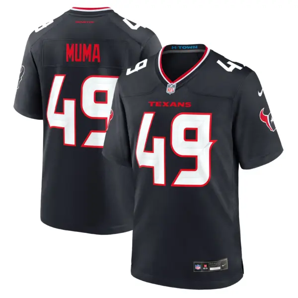 Houston Texans Chad Muma Vapor Limited Jersey - All Stitched - Navy