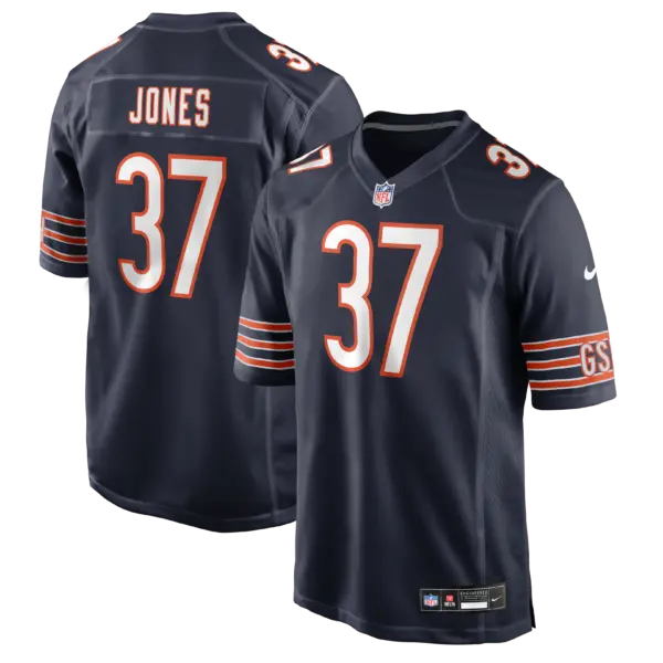 Chicago Bears Elijah Jones Vapor Limited Jersey - All Stitched - Navy