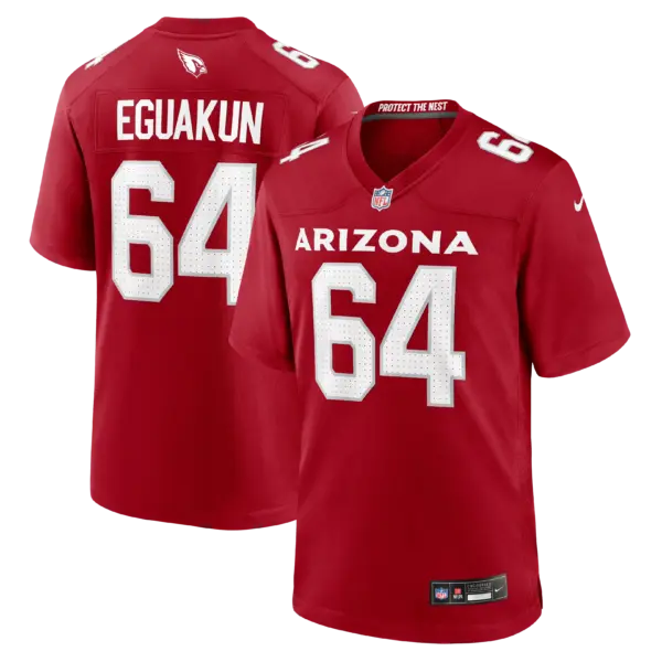 Arizona Cardinals Kingsley Eguakun Vapor Limited Jersey - All Stitched - Cardinal