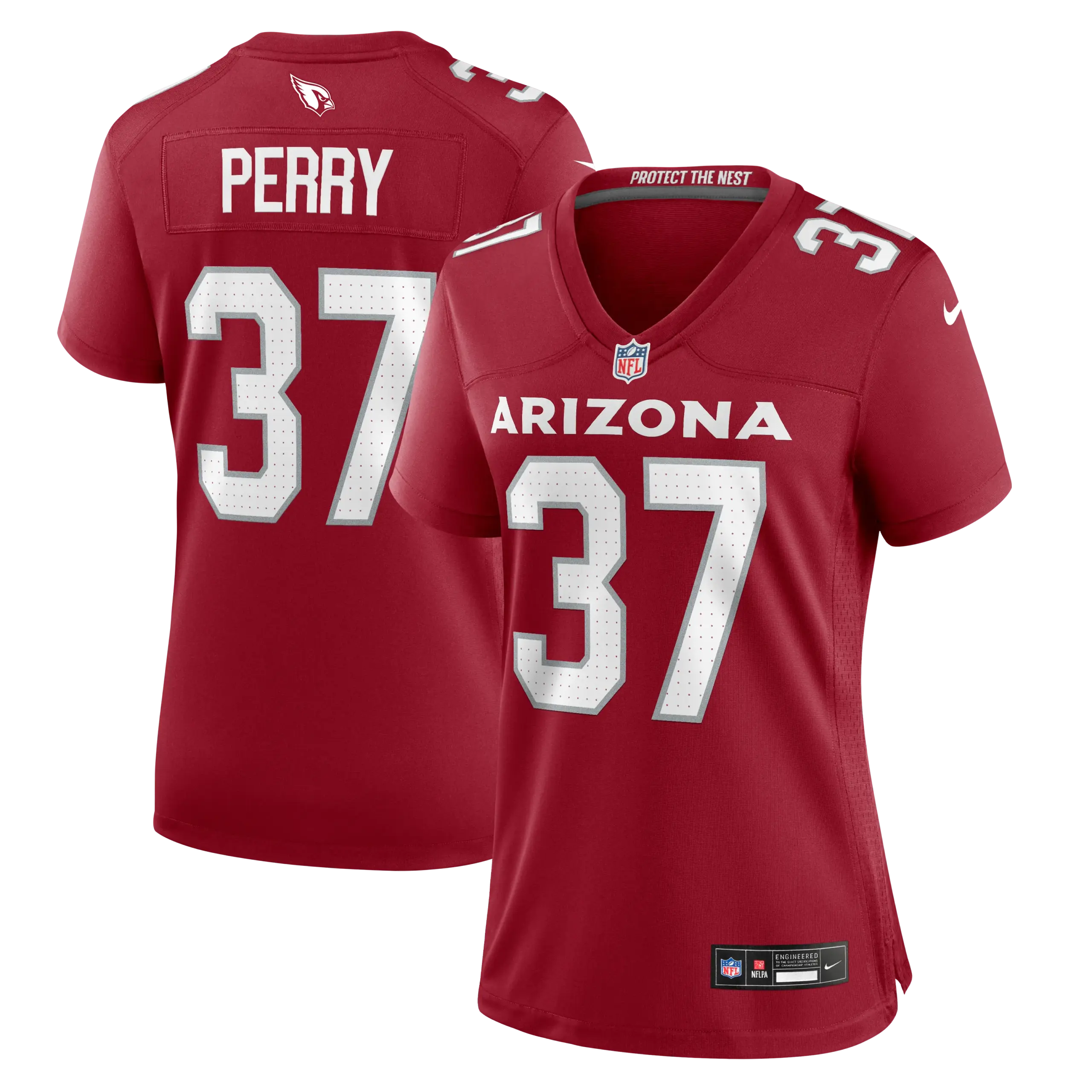 Women's Arizona Cardinals Mark Perry Vapor Limited Jersey - All Stitched - Cardinal