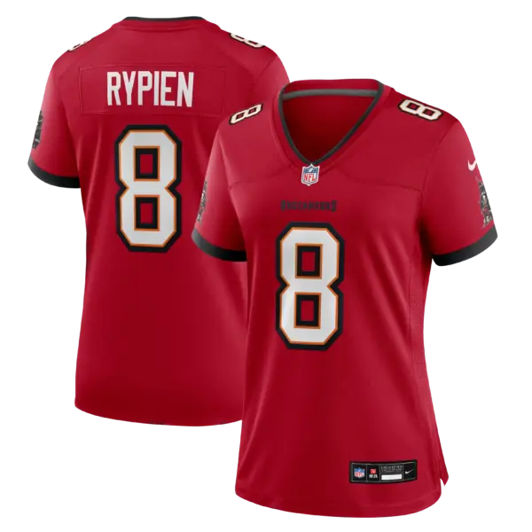 Women's Tampa Bay Buccaneers Brett Rypien Vapor Limited Jersey - All Stitched - Red