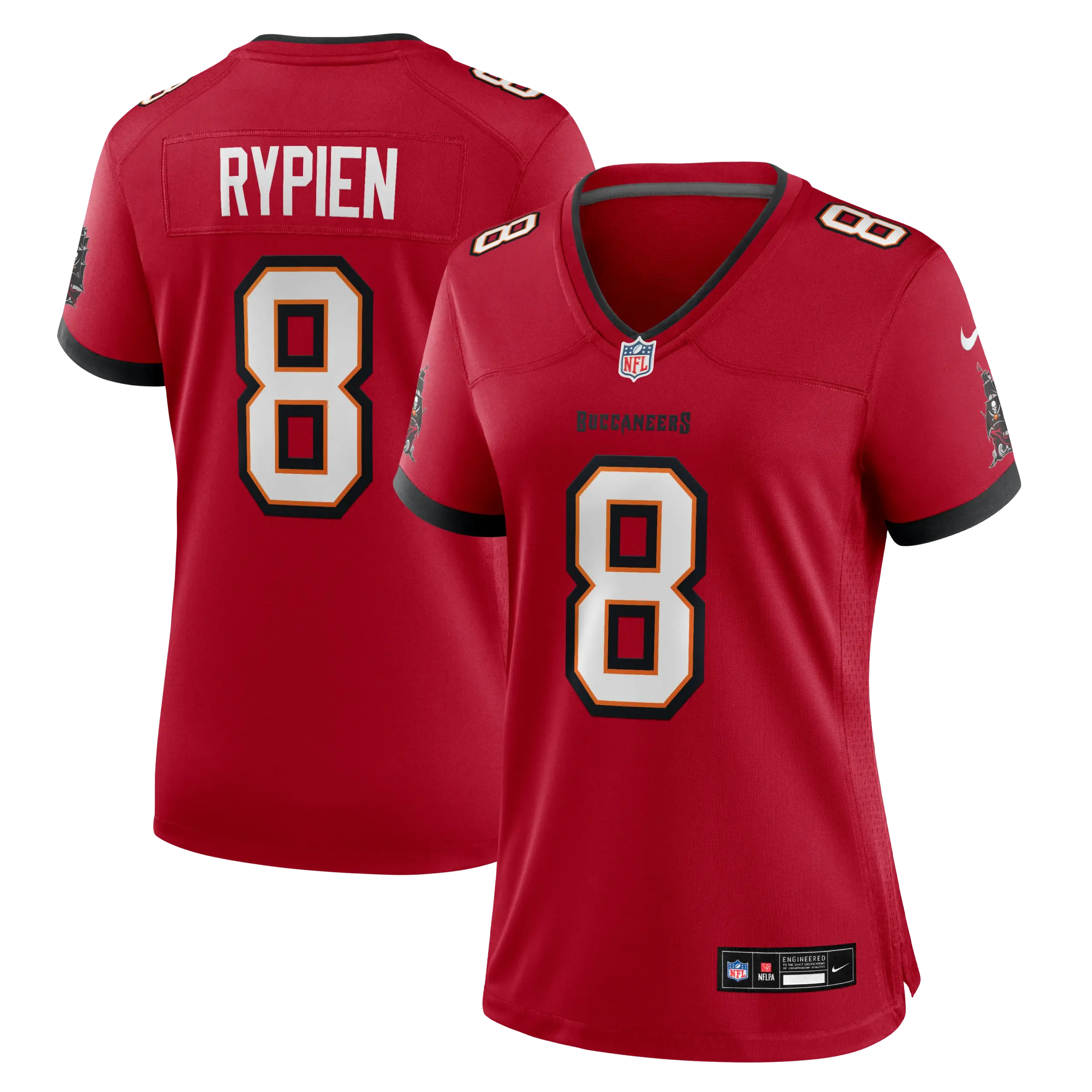 Women's Tampa Bay Buccaneers Brett Rypien Vapor Limited Jersey - All Stitched - Red