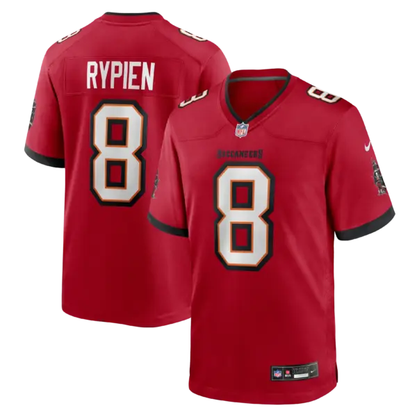 Tampa Bay Buccaneers Brett Rypien Vapor Limited Jersey - All Stitched - Red
