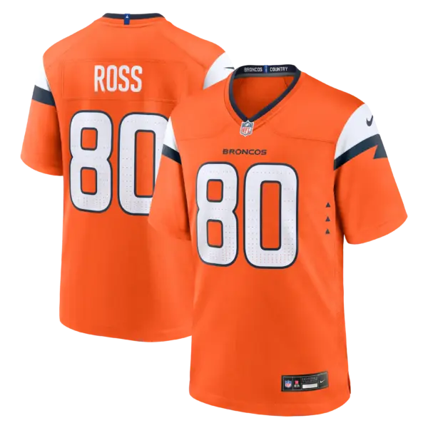 Denver Broncos Cam Ross Vapor Limited Jersey - All Stitched - Orange