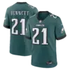Philadelphia Eagles Jakorian Bennett Vapor Limited Jersey - All Stitched - Midnight Green