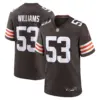 Cleveland Browns Chris Williams Vapor Limited Jersey - All Stitched - Brown