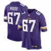 Minnesota Vikings Josh Priebe Vapor Limited Jersey - All Stitched - Purple