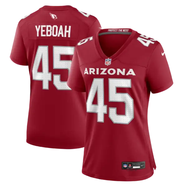 Women's Arizona Cardinals Kenny Yeboah Vapor Limited Jersey - All Stitched - Cardinal