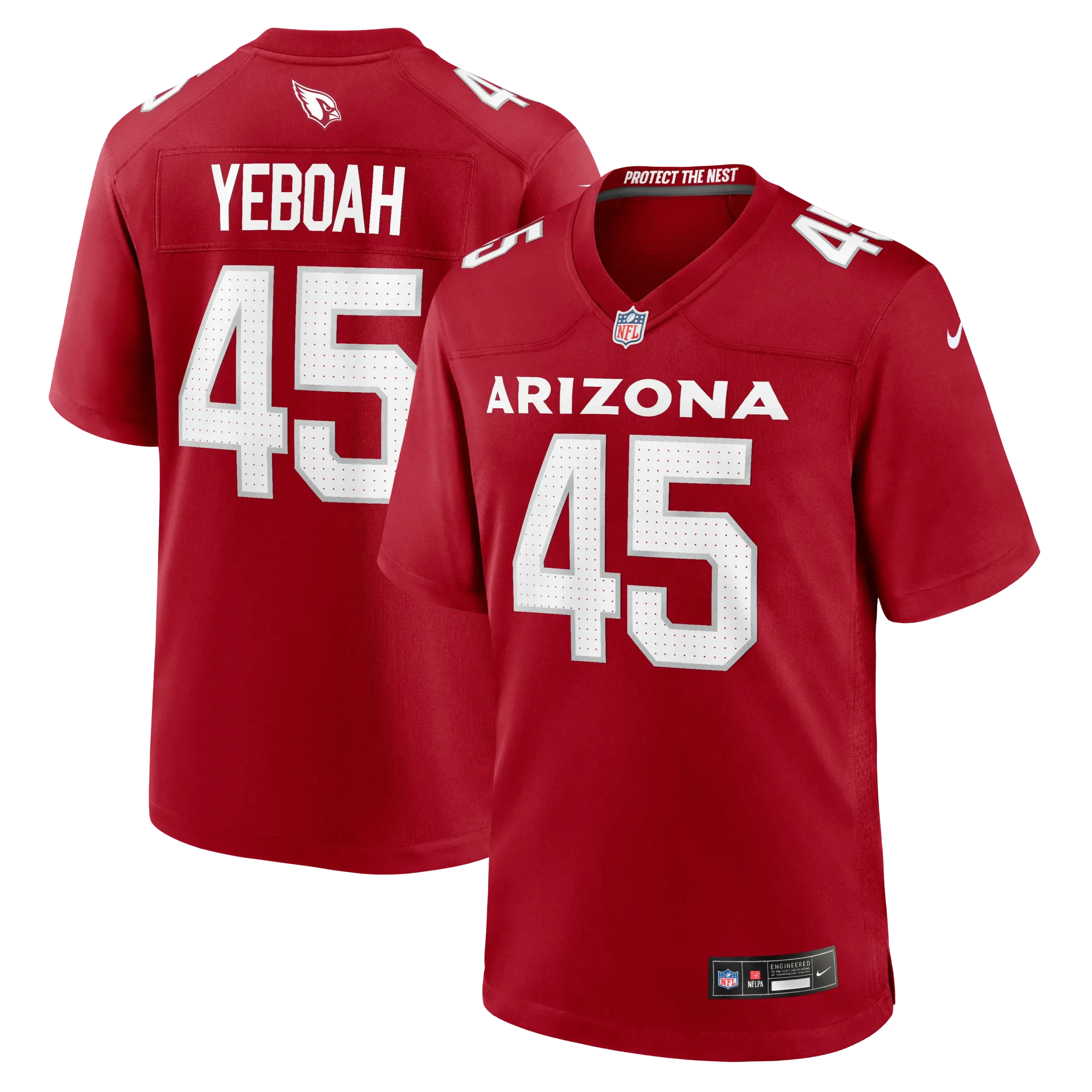 Arizona Cardinals Kenny Yeboah Vapor Limited Jersey - All Stitched - Cardinal