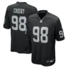 Las Vegas Raiders Maxx Crosby Vapor Limited Jersey - All Stitched - Black