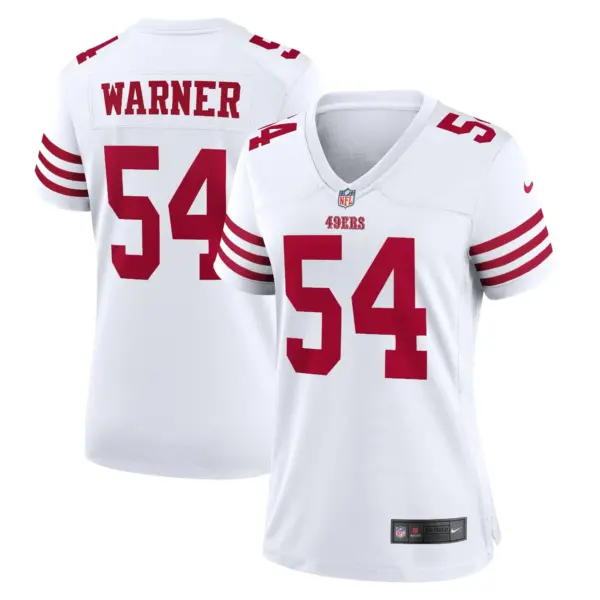 Women's San Francisco 49ers Fred Warner Vapor Limited Jersey - All Stitched - White