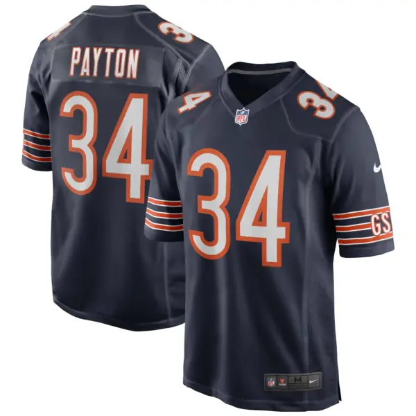 Chicago Bears Walter Payton Limited Jersey - All Stitched - Navy