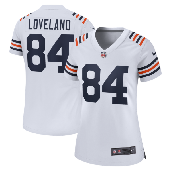 Women's Chicago Bears Colston Loveland Limited Jersey - All Stitched - White