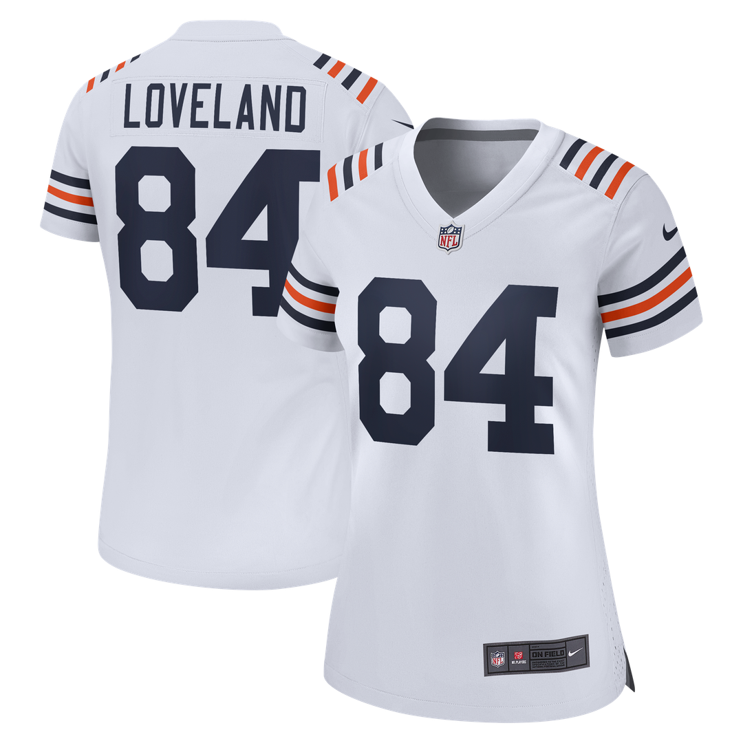 Women's Chicago Bears Colston Loveland Limited Jersey - All Stitched - White