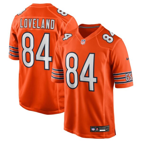 Chicago Bears Colston Loveland Limited Jersey - All Stitched - Orange