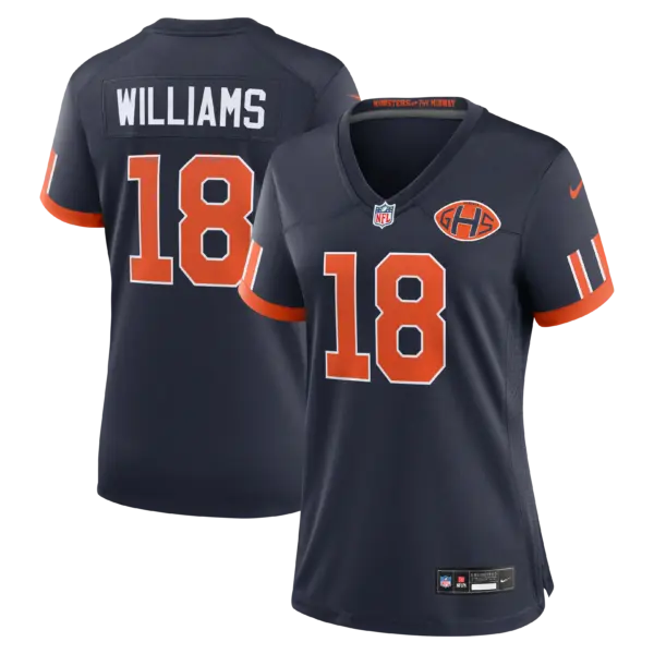 Women's Chicago Bears Caleb Williams 2026 Rivalries Collection Limited Jersey - All Stitched - Navy