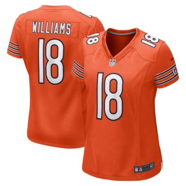 Women's Chicago Bears Caleb Williams Limited Jersey - All Stitched - Orange