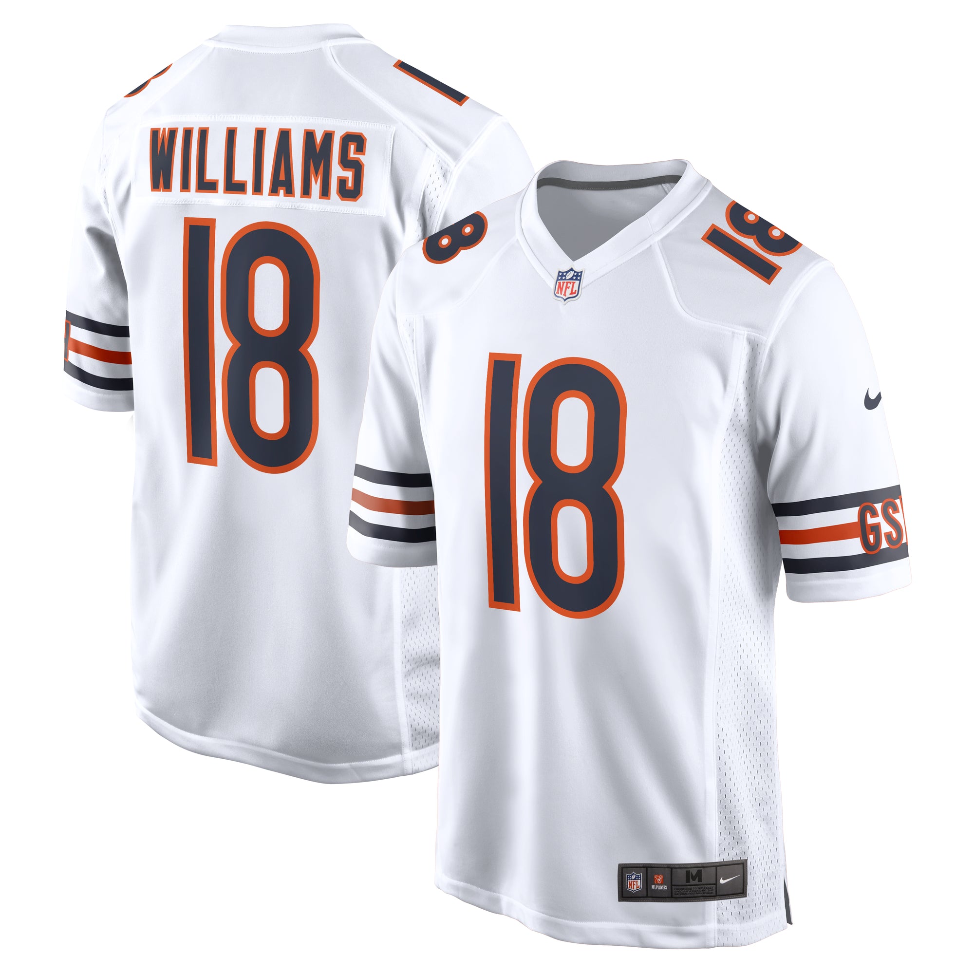 Chicago Bears Caleb Williams Limited Jersey - All Stitched - White