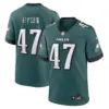 Philadelphia Eagles Xavier Gipson Game Jersey - All Stitched - Midnight Green