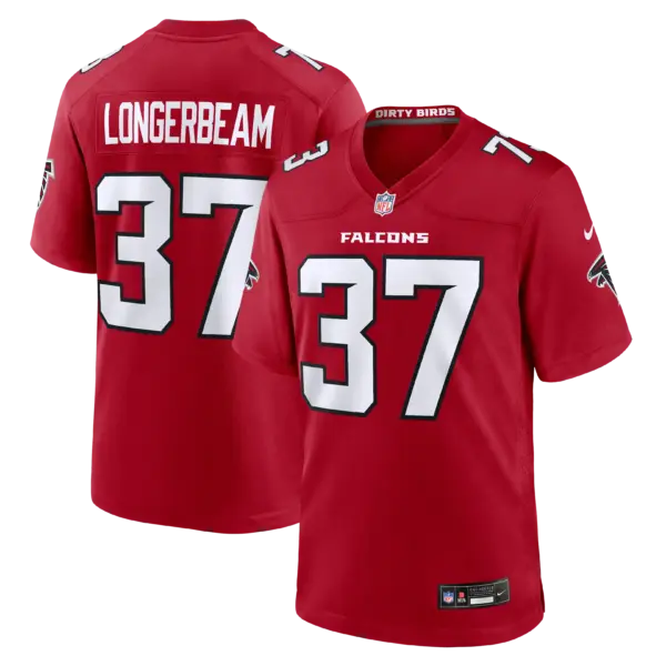Arizona Cardinals Robert Longerbeam Game Jersey - All Stitched - Cardinal