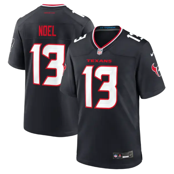 Houston Texans Jaylin Noel Game Jersey - All Stitched - Navy