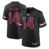 Arizona Cardinals Michael Wilson Alternate Game Jersey - All Stitched - Black