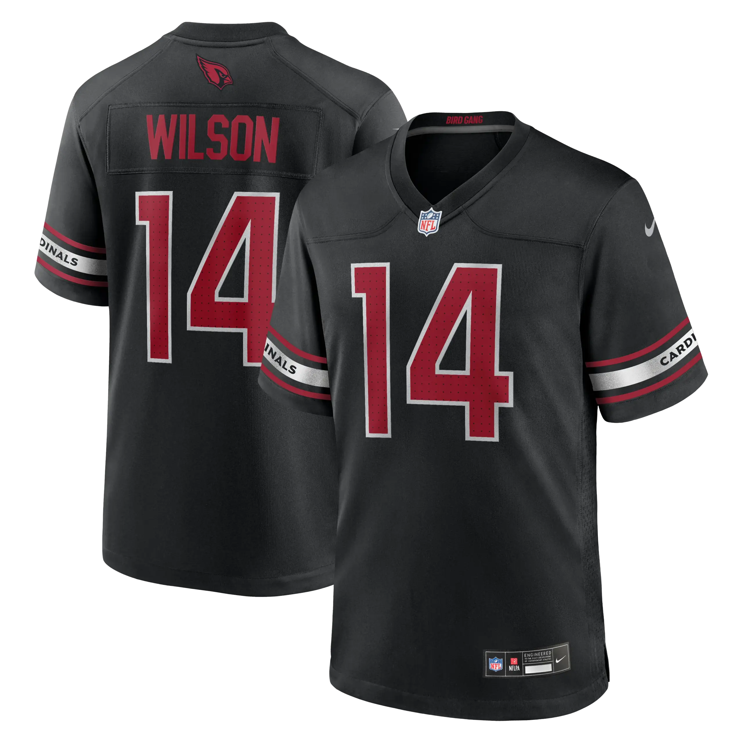 Arizona Cardinals Michael Wilson Alternate Game Jersey - All Stitched - Black