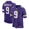 Minnesota Vikings Odell Beckham Jr. Game Jersey - All Stitched - Purple