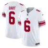 New York Giants Jaxson Dart Vapor Limited Jersey - All Stitched - White