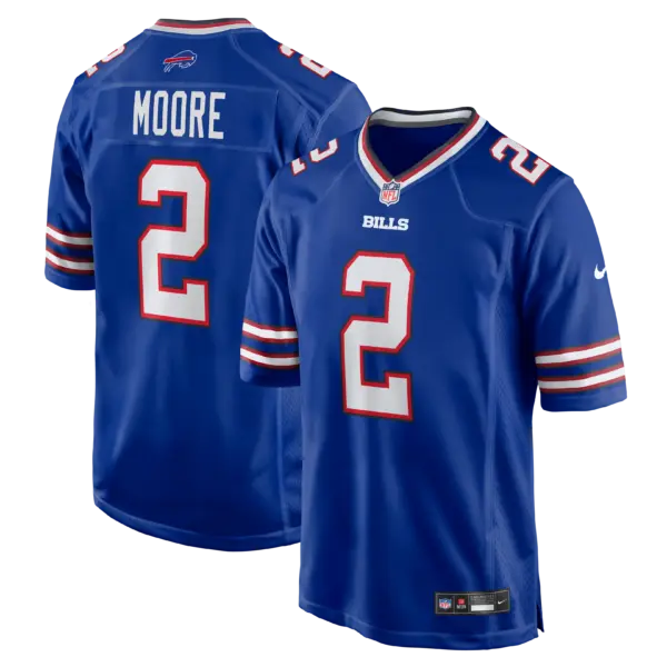 Buffalo Bills D.J. Moore Game Jersey - All Stitched - Royal