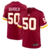 Washington Commanders Ricky Barber Game Jersey - All Stitched - Burgundy