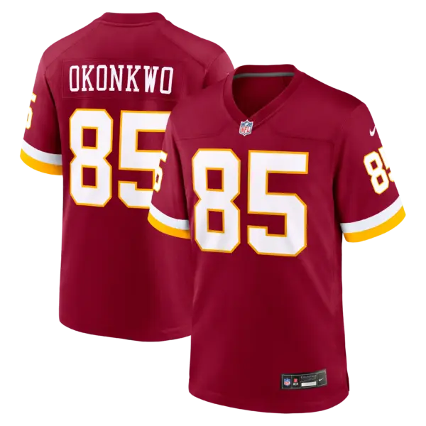 Washington Commanders Chigoziem Okonkwo Game Jersey - All Stitched - Burgundy