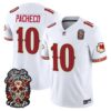 Kansas City Chiefs Isiah Pacheco Dia de los Muertos Vapor Limited Jersey - All Stitched - White