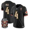 Kansas City Chiefs Rashee Rice Dia de los Muertos Vapor Limited Jersey - All Stitched - Black