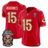 Kansas City Chiefs Patrick Mahomes Dia de los Muertos Vapor Limited Jersey - All Stitched - Red