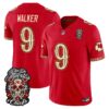 Kansas City Chiefs Kenneth Walker Dia de los Muertos Vapor Limited Jersey - All Stitched - Red