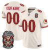 Kansas City Chiefs Dia de los Muertos Vapor Limited Custom Jersey - All Stitched - Bone
