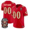Kansas City Chiefs Dia de los Muertos Vapor Limited Custom Jersey - All Stitched - Red