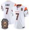Denver Broncos John Elway Dia de los Muertos Vapor Limited Jersey - All Stitched - White