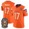 Denver Broncos Jaylen Waddle Dia de los Muertos Vapor Limited Jersey - All Stitched - Orange