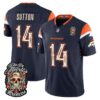 Denver Broncos Courtland Sutton Dia de los Muertos Vapor Limited Jersey - All Stitched - Navy