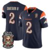 Denver Broncos Patrick Surtain II Dia de los Muertos Vapor Limited Jersey - All Stitched - Navy