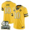 Green Bay Packers Jordan Love 2026 Rivalries 4X Champs Vapor Jersey - All Stitched - Yellow